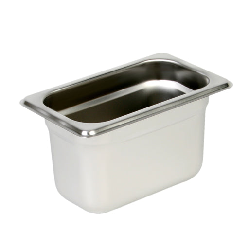 Thunder Group STPA2194 Ninth Size Steam Pan, Stainless - 12, (each)-cityfoodequipment.com