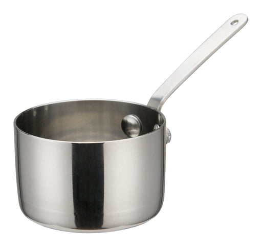 Mini Sauce Pan, 2-3/4"Dia x 1-3/4"H, Stainless Steel (12 Each)-cityfoodequipment.com