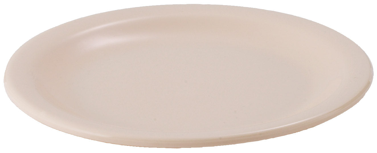 9" Melamine Round Plates, Tan (4 Dozen)-cityfoodequipment.com
