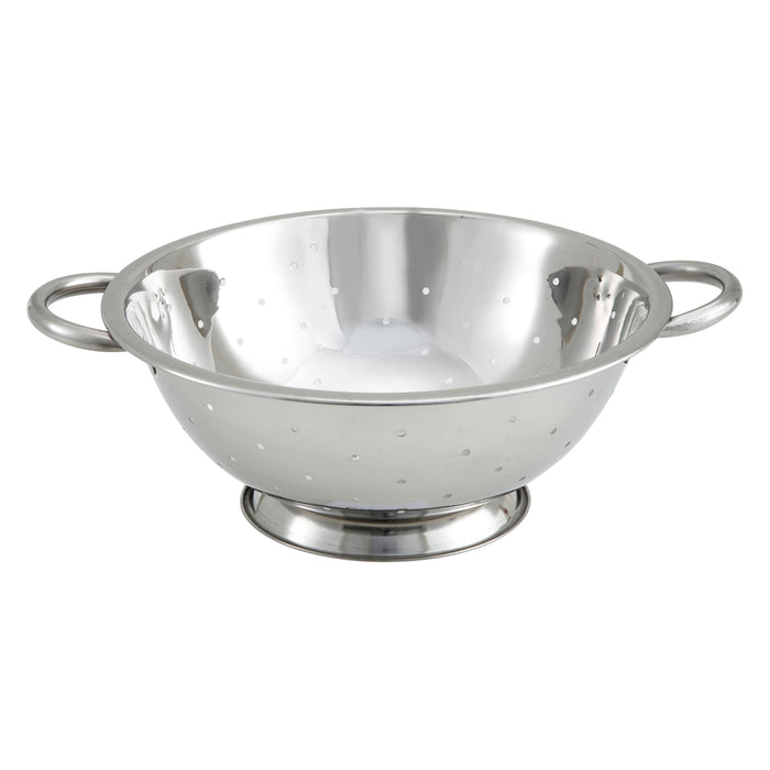 3qt Colander, 10" Dia Bowl, S/S (12 Each)-cityfoodequipment.com