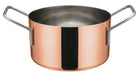 Mini Casserole, 4-1/4"Dia x 2-3/8"H, Copper Plated (12 Each)-cityfoodequipment.com