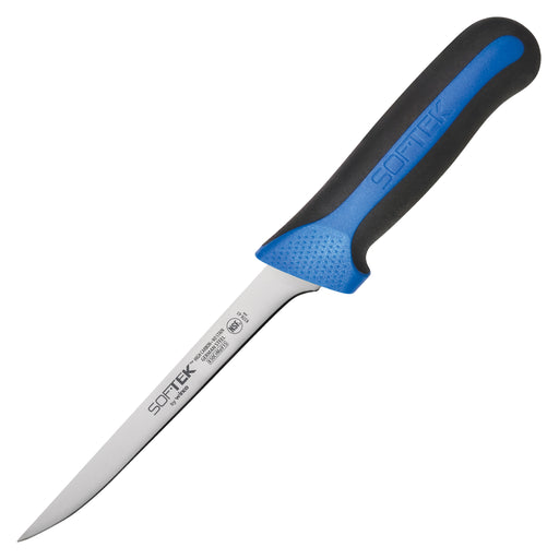 SofTek, 6" Boning Knife, Narrow, Soft Grip Handle (6 Each)-cityfoodequipment.com
