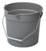 Utility Pail, 14 Qt with Pour Spout and Molded Graduations, PP, Gray (12 Each)-cityfoodequipment.com