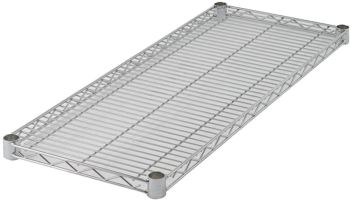 Wire Shelf, Chrome Plated, 14" x 48" (2 Each)-cityfoodequipment.com