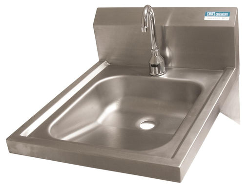 ADA S/S Hand Sink w/ Sensor Faucet, 1 Hole 14" x 16" x 5"-cityfoodequipment.com