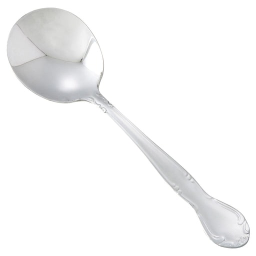 Elegance Mirror Bouillon Spoon, 18/0 Heavyweight (50 Dozen)-cityfoodequipment.com