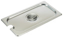 S/S Steam Pan Cover, 1/3 Size, Slotted (12 Each)-cityfoodequipment.com