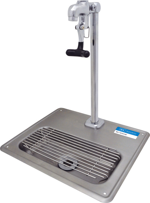 S/S Glass Filler Water Station Sink, 12" faucet clearance-cityfoodequipment.com