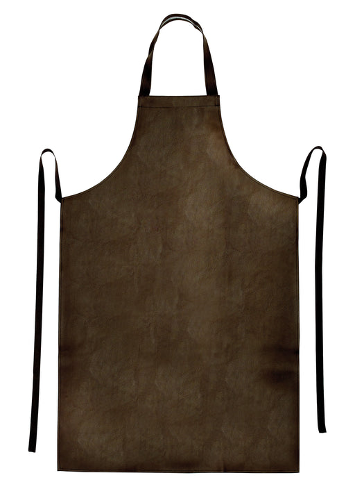 Dishwashing Apron, 25.5"x 40", Heavyweight, Vinyl, Brown (12 Each)-cityfoodequipment.com