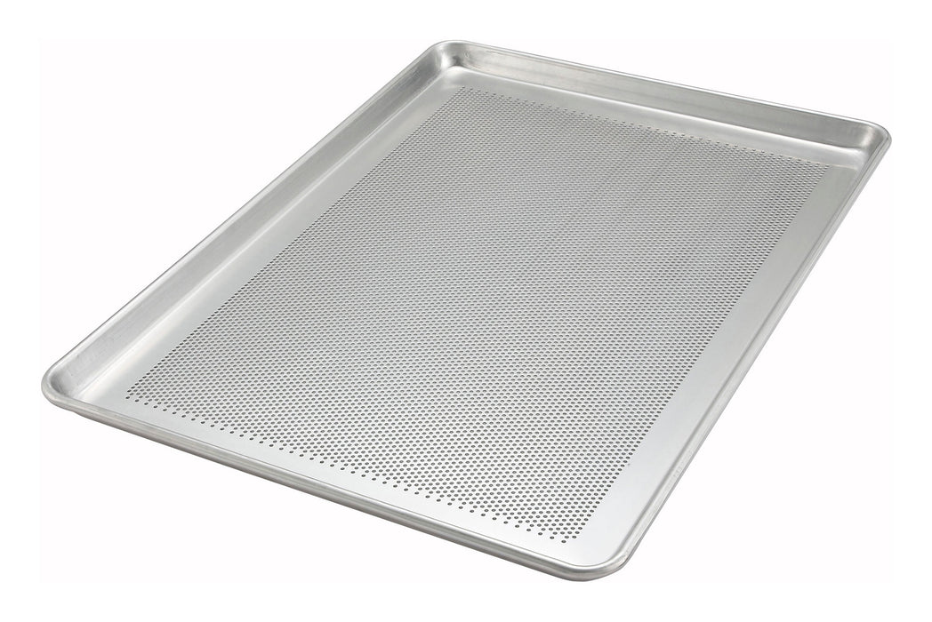18" x 26" Alu Sheet Pan, Perforated, 18 Gauge (12 Each)-cityfoodequipment.com