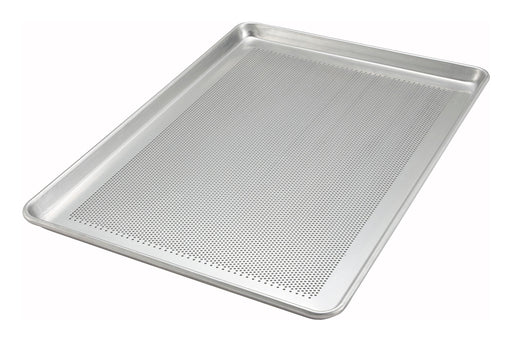 18" x 26" Alu Sheet Pan, Perforated, 18 Gauge (12 Each)-cityfoodequipment.com