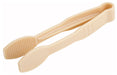 6" Flat Tong, Beige, PC (12 Each)-cityfoodequipment.com