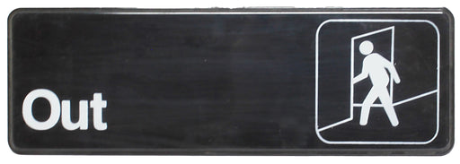 Sign 9" x 3" x 1/8", Out QTY-12-cityfoodequipment.com