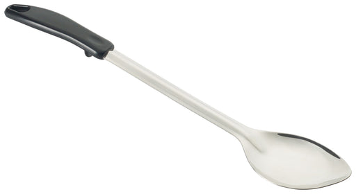 15" Solid Basting Spoon, Stop Hook Plastic Hdl, S/S (12 Each)-cityfoodequipment.com
