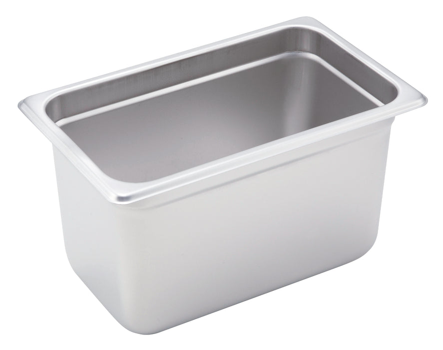 Anti-jam Steam Pan, 1/4 Size, 6", 22 Ga S/S (12 Each)-cityfoodequipment.com