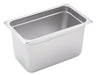 Anti-jam Steam Pan, 1/4 Size, 6", 22 Ga S/S (12 Each)-cityfoodequipment.com
