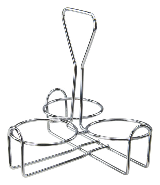Chrome Plated Cruet Rack for Condiment Jars (12 Each)-cityfoodequipment.com