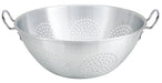 Colander w/ handles, no base,16Qt, Alu (6 Each)-cityfoodequipment.com