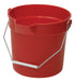 Utility Pail, 10 Qt with Pour Spout and Molded Graduations, PP, Red (12 Each)-cityfoodequipment.com