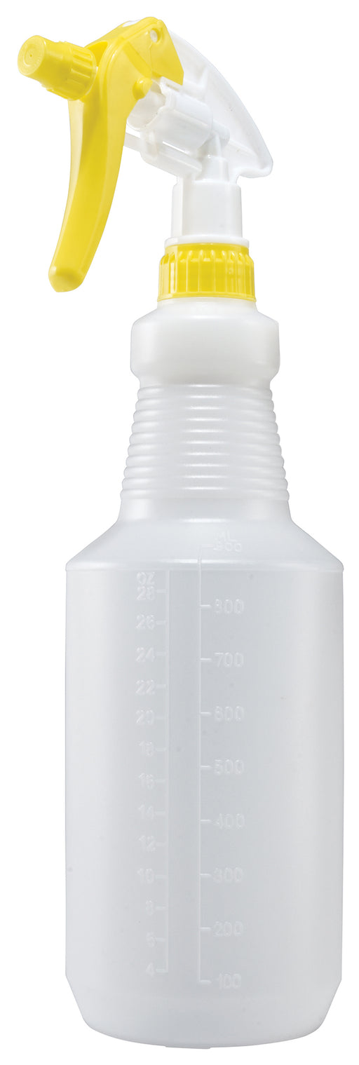 Spray Bottle, 28oz, Plastic, Yellow (10 Each)-cityfoodequipment.com