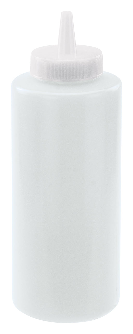 12oz Squeeze Bottles, Clear, 6pcs/pk (12 Pack)-cityfoodequipment.com