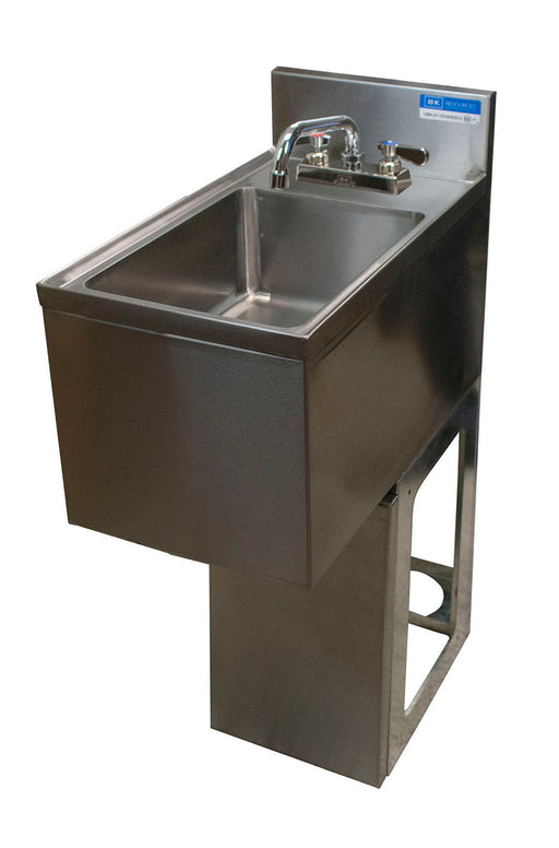 21"x12" S/S Underbar Dump Sink w/ Base-cityfoodequipment.com