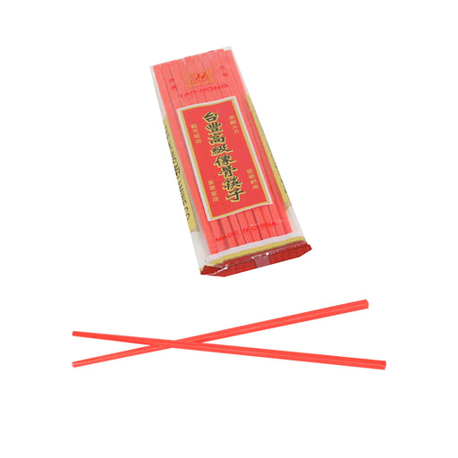 Thunder Group PLCS003 10 3/4" Chopstick Pairs - Plastic, Red - 1, (case)-cityfoodequipment.com