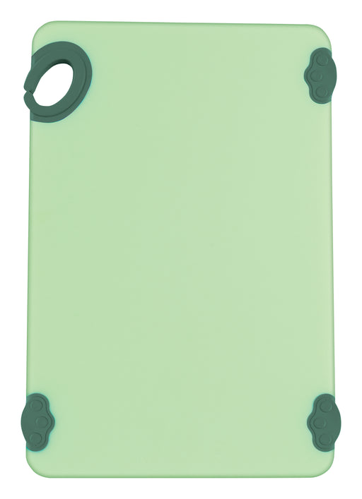 Cutting Board with Hook, 12" x 18" x 1/2", FULL COLOR Green (6 Each)-cityfoodequipment.com