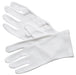 Service Gloves, White Cotton, LRG, 6 Pairs (10 Dozen)-cityfoodequipment.com