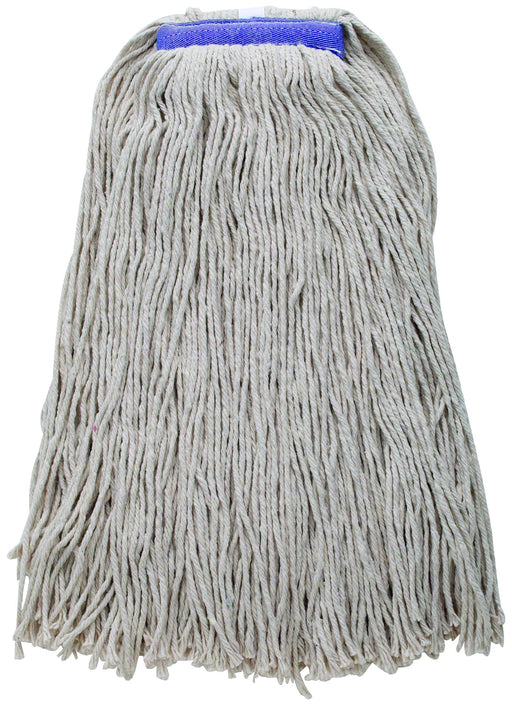 Mop Head, White Yarn, 32oz, 800g, Cut End (20 Each)-cityfoodequipment.com