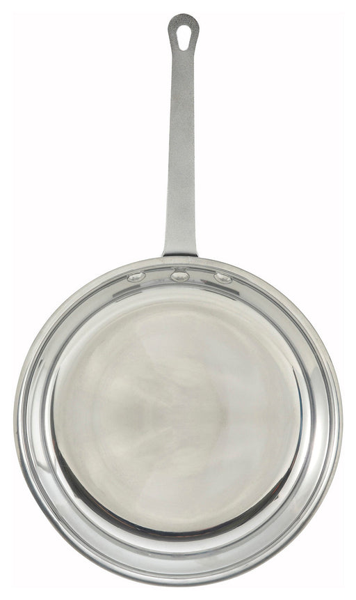 7" Alu Fry Pan, Majestic, Mirror Finish (6 Each)-cityfoodequipment.com