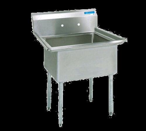 Sink, one Compartment, 23"W x 23-13/16" D x 43-3/4"H, 18/304-cityfoodequipment.com