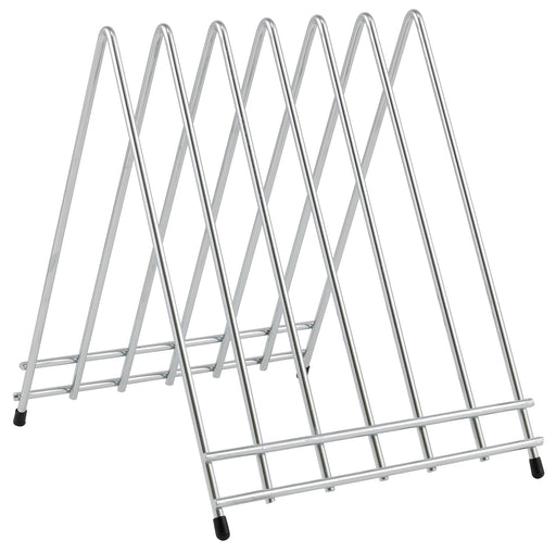 Cutting Board Rack, 6 Slots, Chrome Plated (6 Each)-cityfoodequipment.com