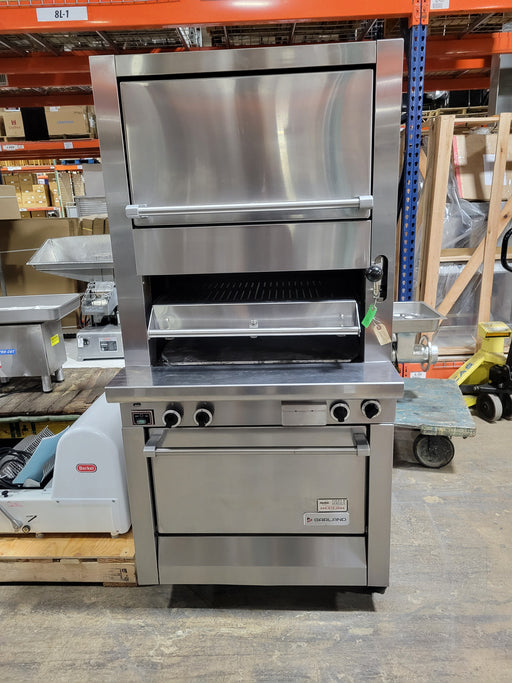 Used Garland M100RM Master Series Up-right Broiler w/ Oven-cityfoodequipment.com