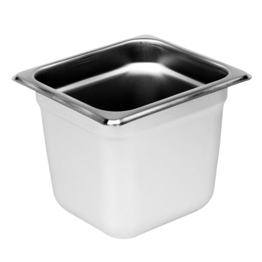Thunder Group STPA3166 Sixth Size Steam Pan, Stainless - 12, (each)-cityfoodequipment.com