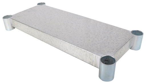 Galvanized Steel Work Table Adjustable Undershelf 30"W X 30"D-cityfoodequipment.com