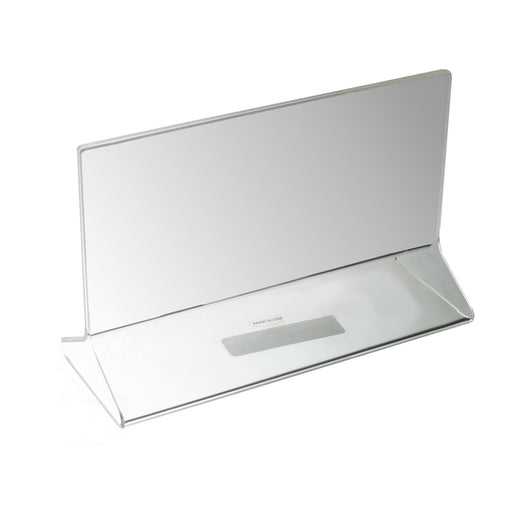 Thunder Group PLMH001 Table Card Holder - 5 1/2" x 3 1/2", Acrylic, Clear - 12, (each)-cityfoodequipment.com