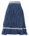 Mop Head, Blue Yarn, 24oz, 600g, Looped End (20 Each)-cityfoodequipment.com