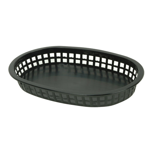 10 3/4" OBLONG BASKET, BLACK LOT OF 1 (Dz)-cityfoodequipment.com
