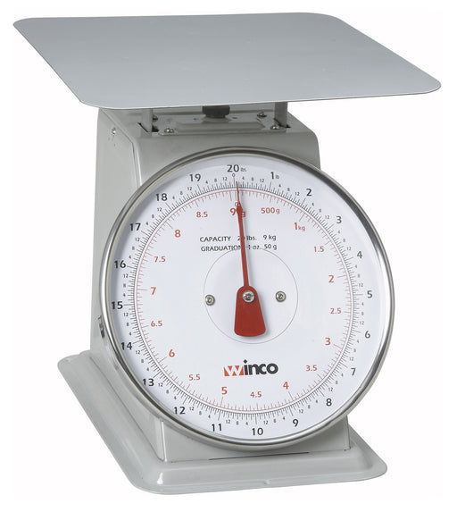 20Lbs Receiving Scale, 8" Dial (2 Each)-cityfoodequipment.com