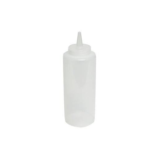 Thunder Group PLTHSB012C 12 oz Squeeze Bottle - Plastic, Clear - 3, (dozen)-cityfoodequipment.com