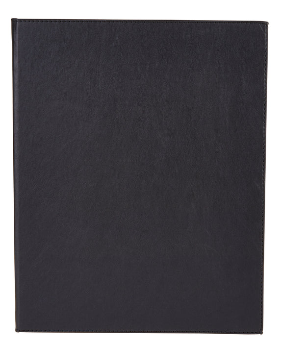 Four-Views (Booklet) Menu Cover For 8-1/2 X 14" Inserts, Black (10 Each)-cityfoodequipment.com