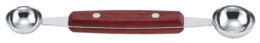 Melon Baller, Wooden Hdl, Double-sided (24 Each)-cityfoodequipment.com