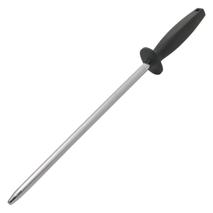 12" Sharpening Steel, Round, Diamond (6 Each)-cityfoodequipment.com