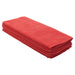 Microfiber Towel, 16" x 16", 6pcs/pk, Red (10 Pack)-cityfoodequipment.com