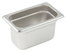 Anti-jam Steam Pan, 1/9 Size, 4", 23 Ga S/S (12 Each)-cityfoodequipment.com
