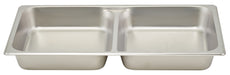 Divided Food Pan, Full-size, 2-1/2", S/S (12 Each)-cityfoodequipment.com