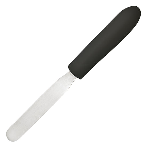 Bakery Spatula, Black PP Hdl, 4" x-3/4" Blade (12 Each)-cityfoodequipment.com