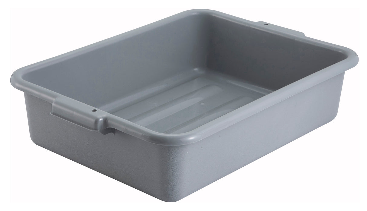 5" Dish Box, Standard Weight, Gray (12 Each)-cityfoodequipment.com