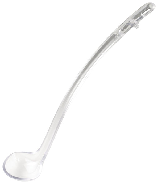 13" Ladle, 1oz, Clear, PC, Curve (12 Each)-cityfoodequipment.com